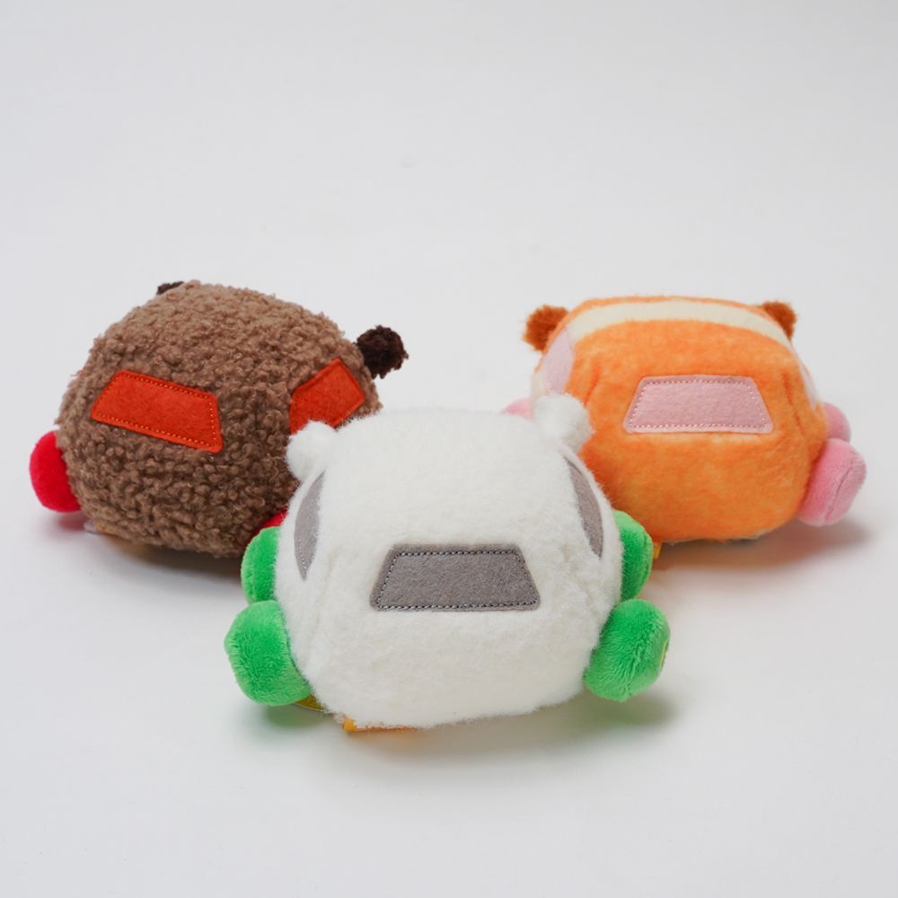 3体セット プイプイモルカー PUI PUI モルカー キュッキュッと