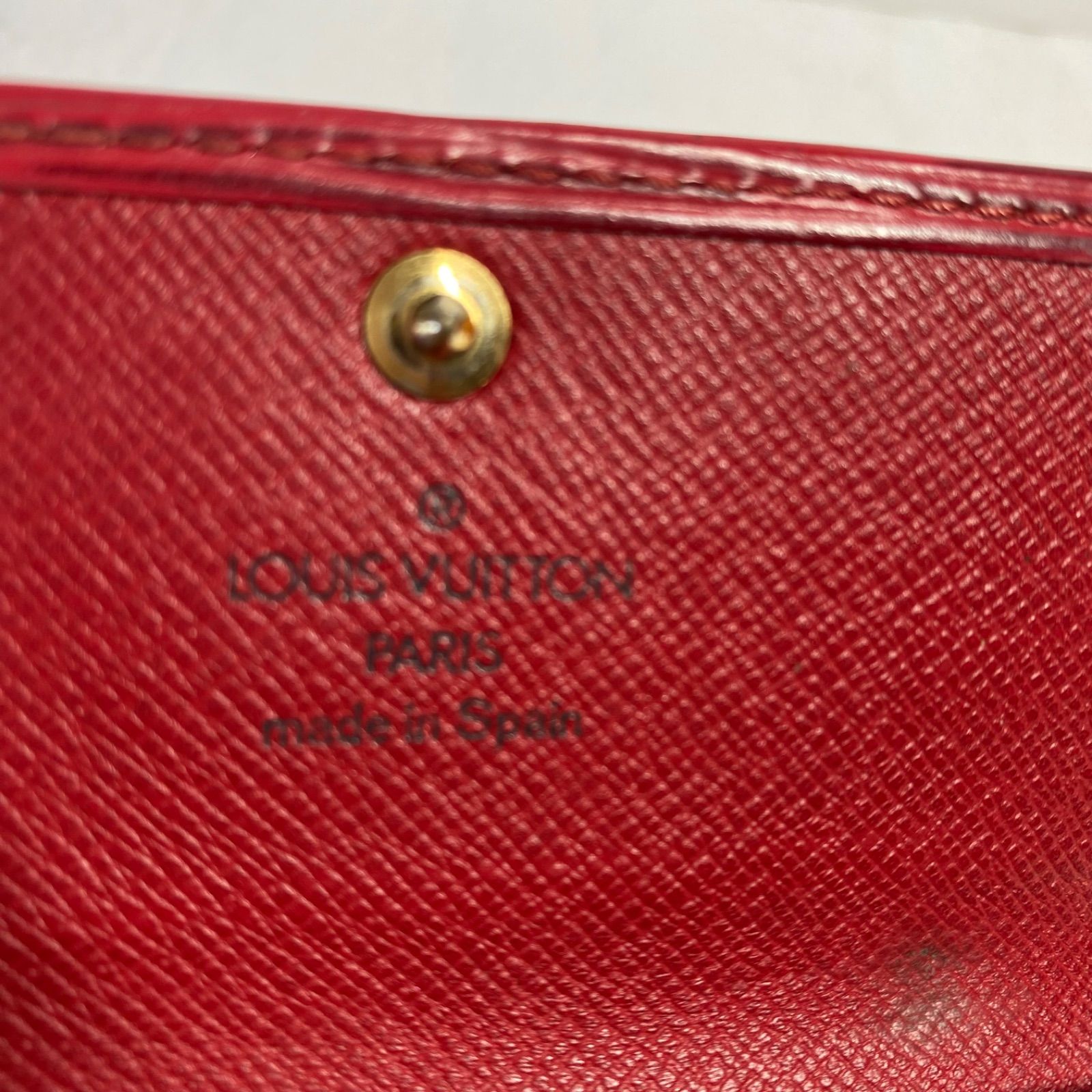 🖤希少🖤LOUIS VUITTON エピ キーケース ノワール レッド赤4連