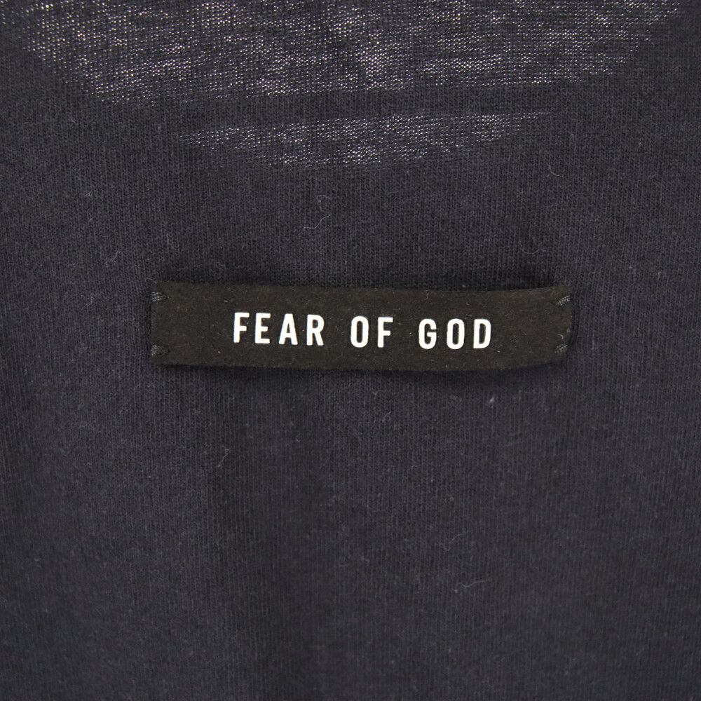 FEAR OF GOD (フィアオブゴッド) 19SS SIXTH COLLECTION フロントFGプリントクルーネック長袖Tシャツ FG20-007  F18-9K ブラック - メルカリ