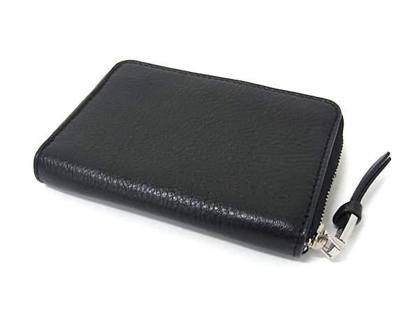 トリーバーチブラックレザーコインケース－新品未使用 5月6日まで値下げ □新品同様□ TORY BURCH トリーバーチ レザー ラウンド