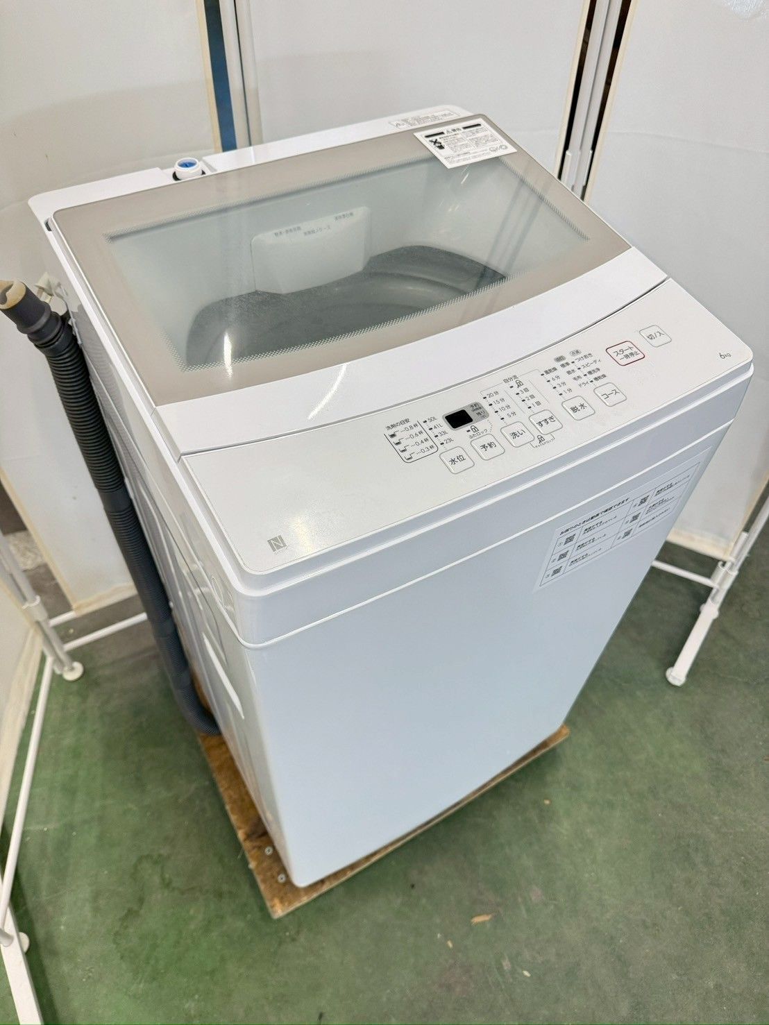 大阪 3か月保障付き 洗濯機 ニトリ 6kg 2021年 NTR60 IS-146