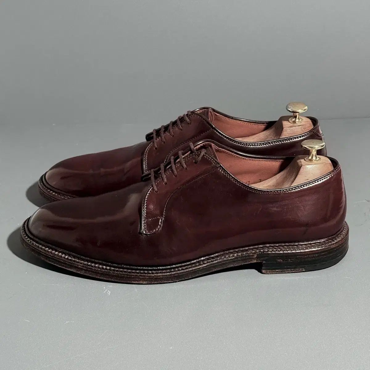 オールデン 990 プレーントゥ コードバン バーガンディ サイズ9D