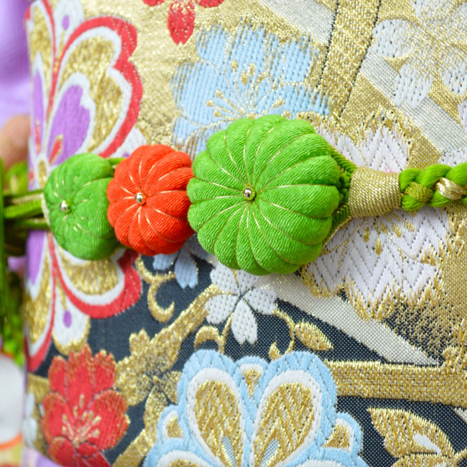 訪問着フルセット　松　難あり　金駒刺繍　綸子　パールトーン加工　着物　正絹　L2 訪問着フルセット 松 難あり 金駒刺繍 綸子 パールトーン加工