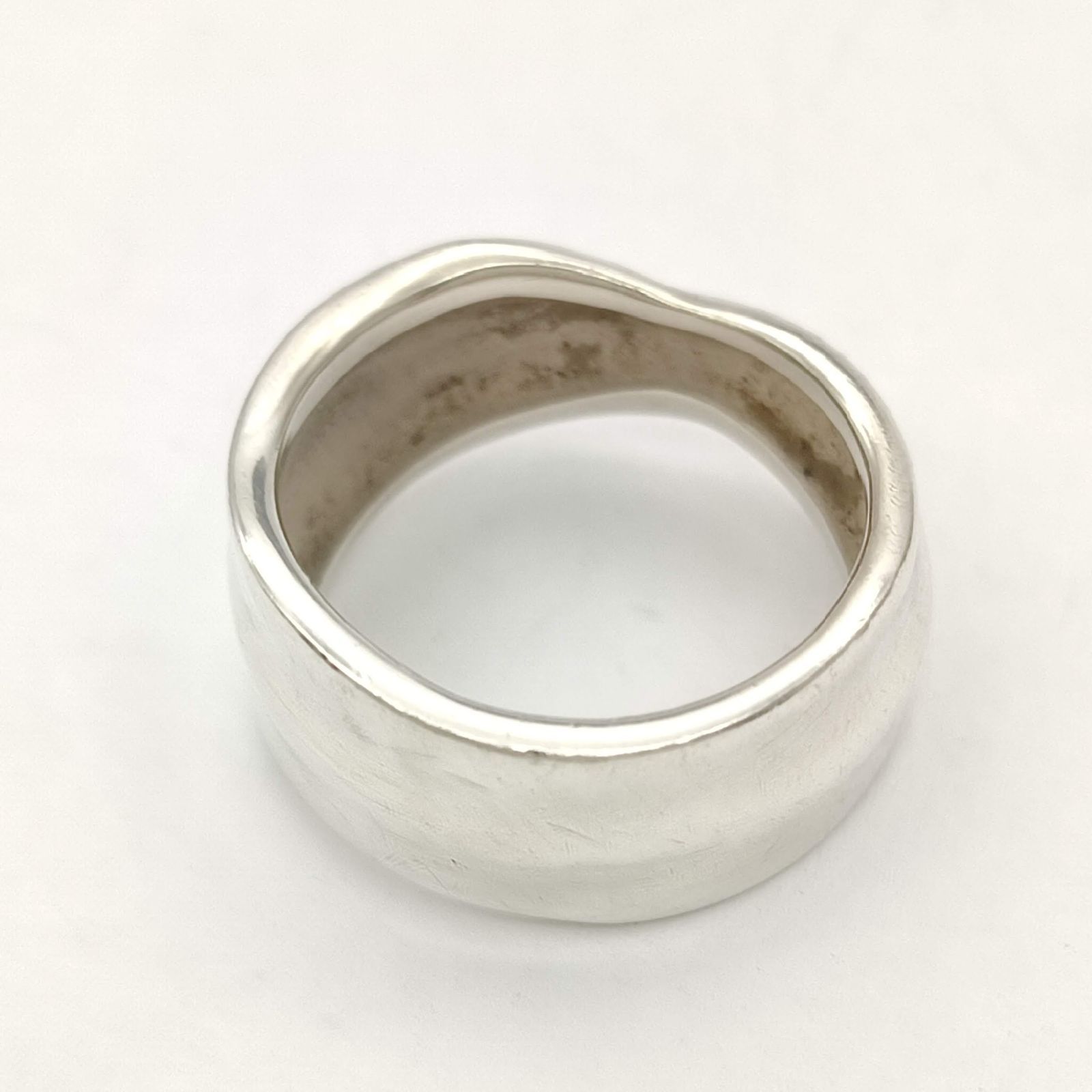 美品】TIFFANY ティファニー Leaf Ring リーフリング SILVER
