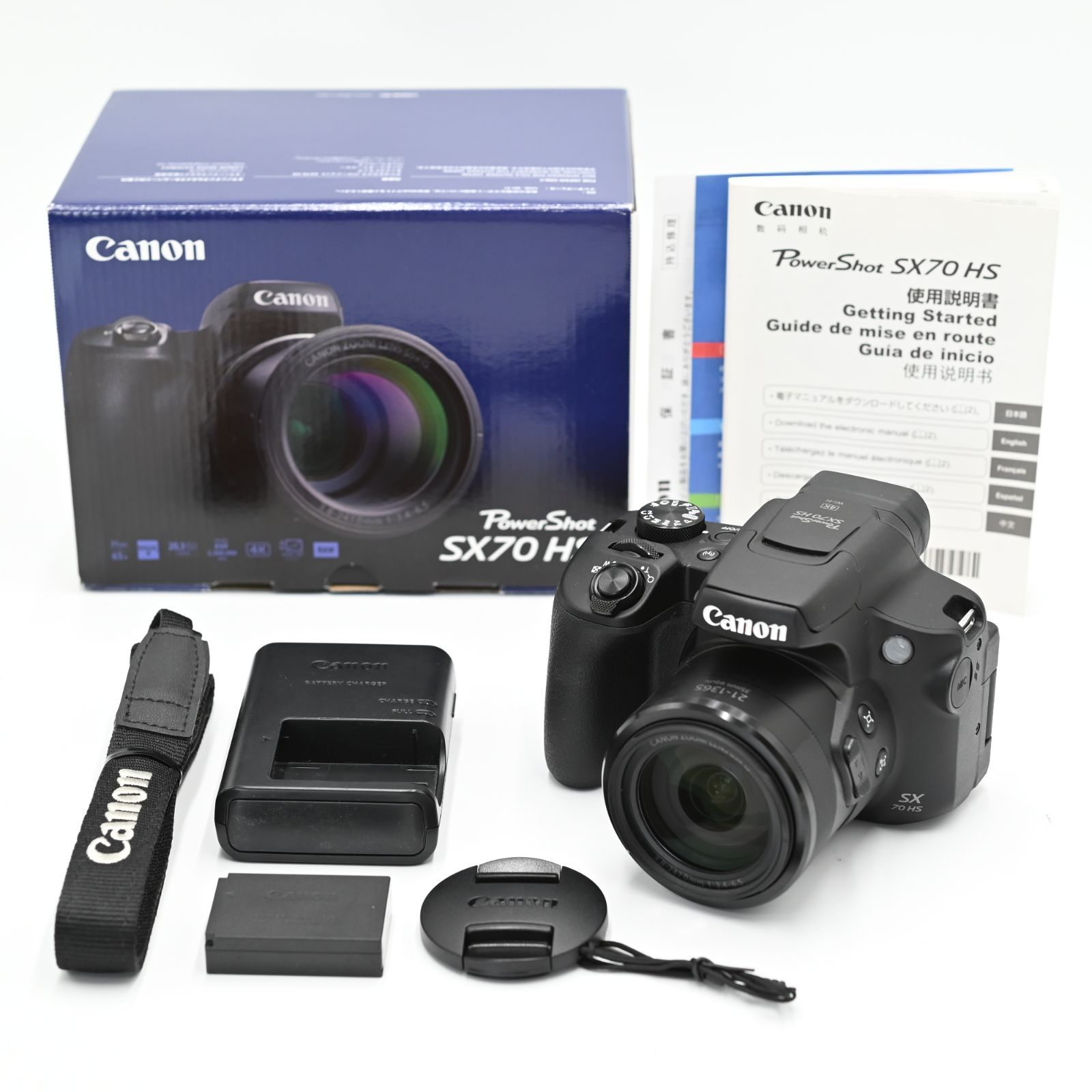 ■ 新品級 ■ Canon PowerShot SX70 HS 元箱・付属品 □ 新品級 □ Canon PowerShot SX70 HS 元箱・付属品