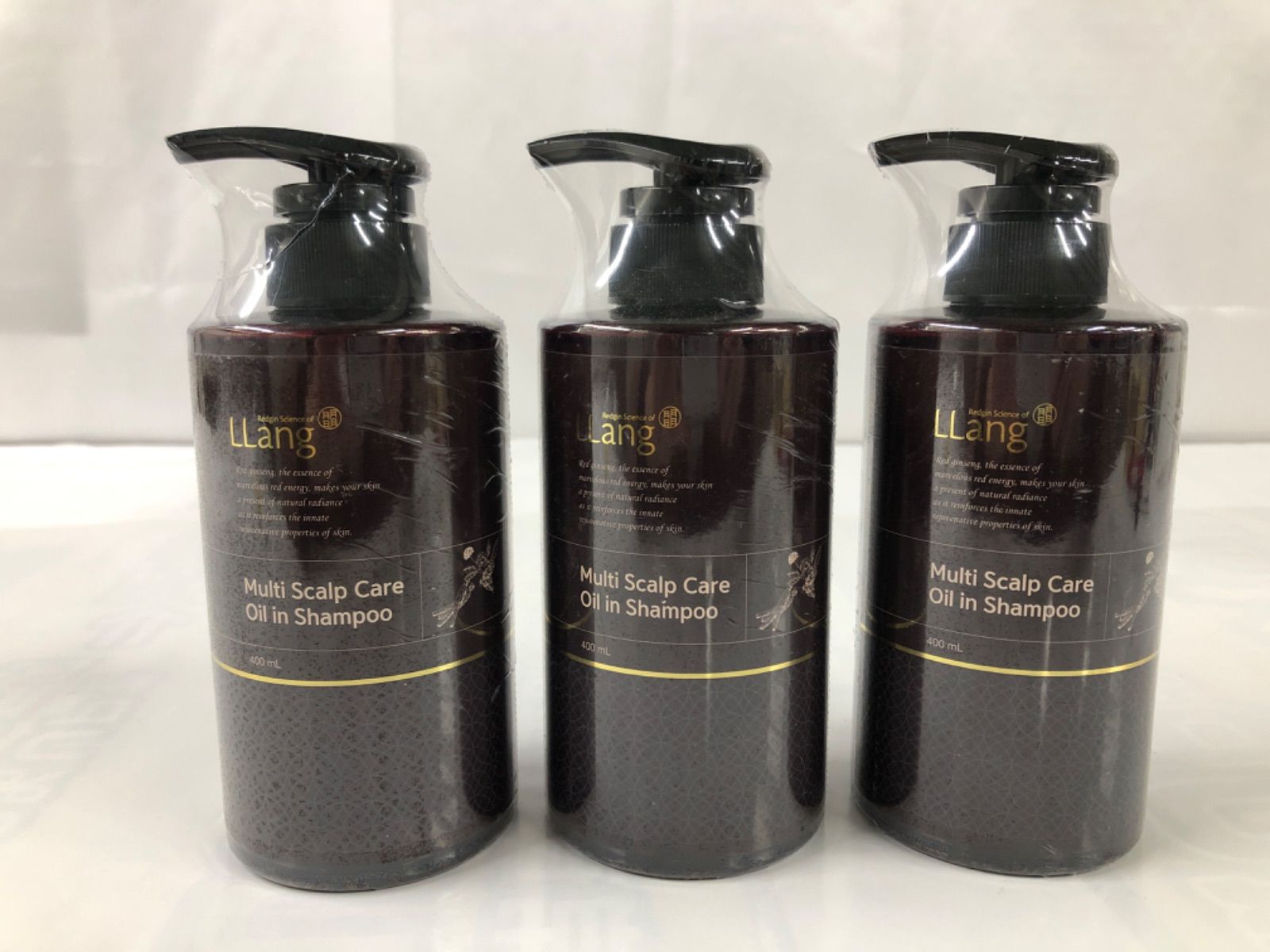 LLang ラン マルチ スカルプケア オイルインシャンプーEX 400ml 3点セット