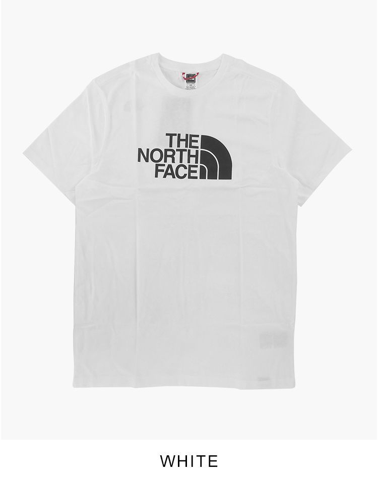 新品未使用 ノースフェイス Tシャツ メンズ 半袖 シンプル ロゴ イージーTシャツ THE NORTH FACE MENS S/S Easy Tee NF0A87N5 黒 ブラック 白 ホワイト S M L XL