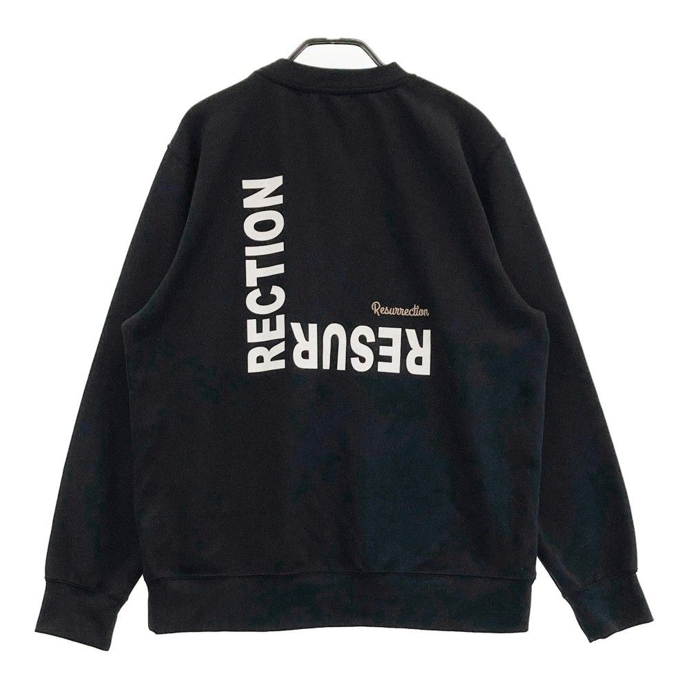 サイズ：L RESURRECTION レザレクション  長袖モックネックTシャツ  ブラック系 [240101428615] ゴルフウェア メンズ ストスト サイズ：L RESURRECTION レザレクション 長袖モックネックT