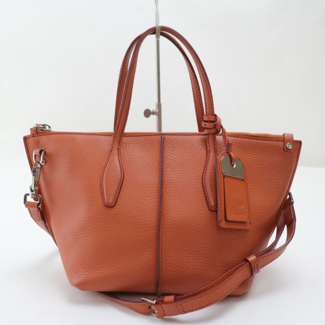 2503-1 トッズ ショルダーバッグ ハンドバッグ 2WAY TOD'S レザー製