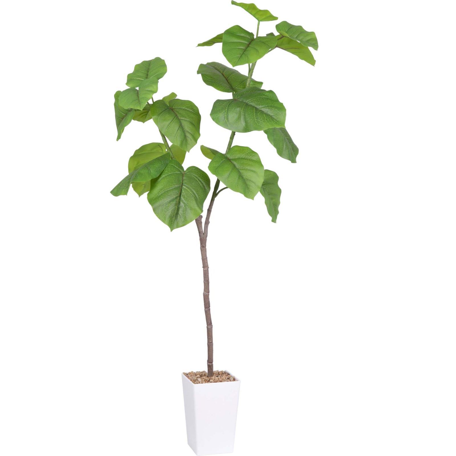 新着商品 フェイクグリーン 人工観葉植物 フィカス ウンベラータ 125cm 観葉樹 造花 光触媒 消臭 お手入れ簡単 オフィス 室内 インテリア