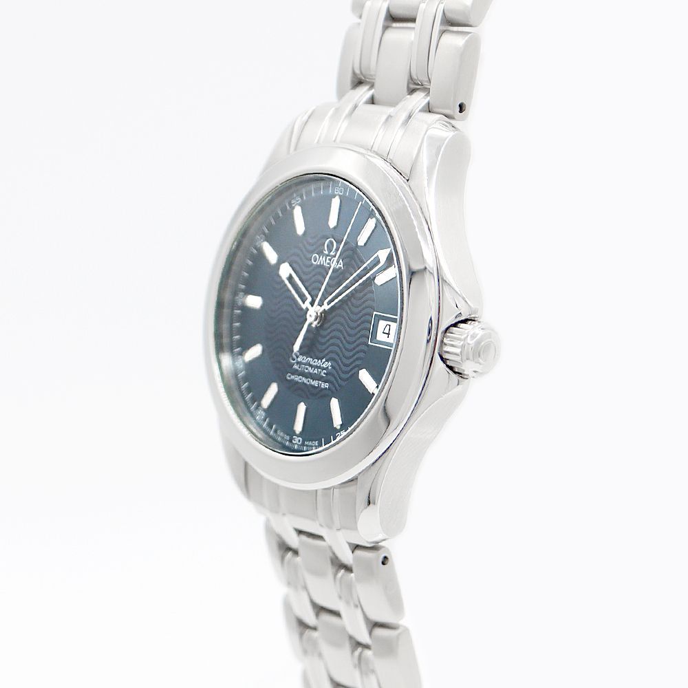OMEGA オメガ シーマスター120 2501.81 デイト 青 ブルー ネイビー SS  