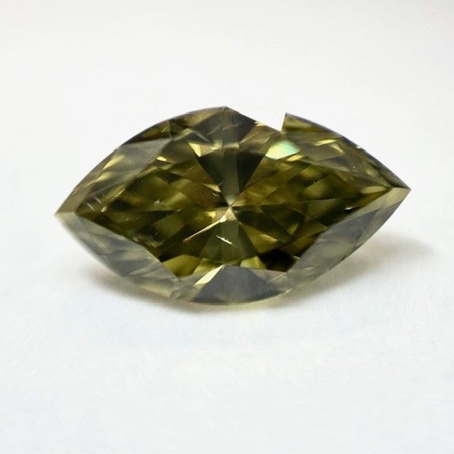 グリーンダイヤモンド ルース　0.548ct　FANCY INTENSE BLUE GREEN　SI1 エメラルドカットダイヤモンド 0.548ct VS以上(VVSあるかも) G～H 楽天
