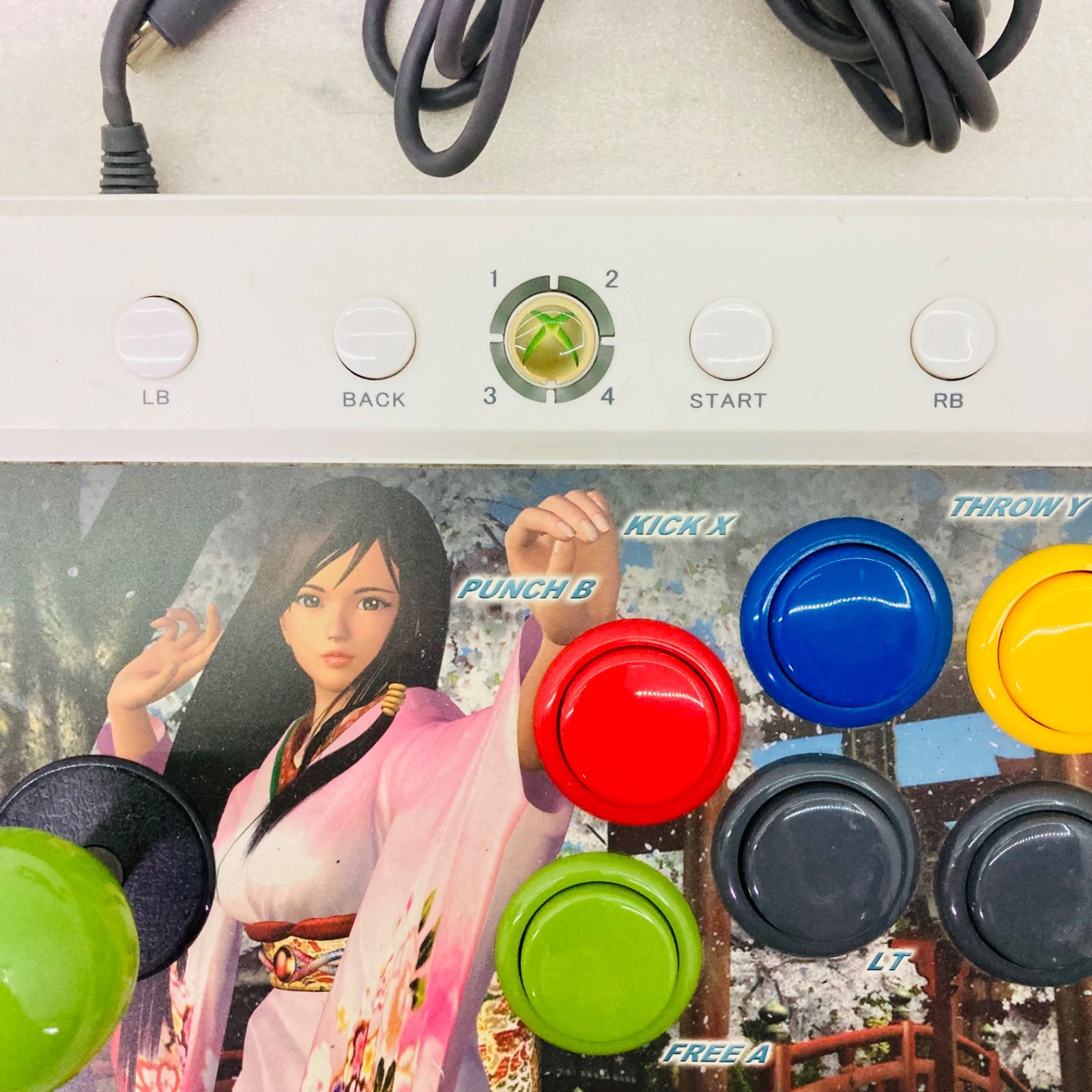 動作確認済み】XBOX360 DEAD OR ALIVE 4 STICK HX3-01 HORI デッド