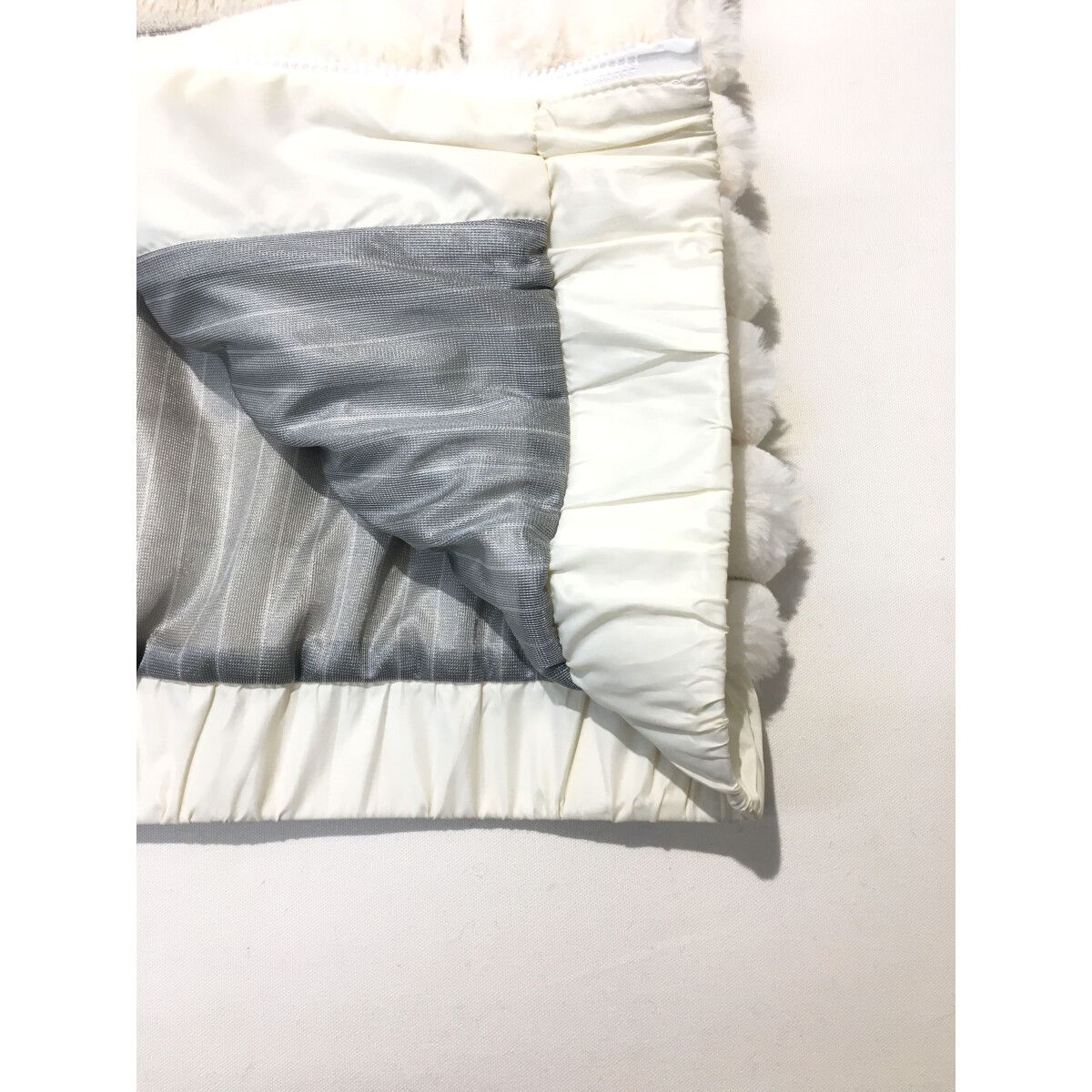 coco 中古 アダバット adabat レディース ブルゾン 38(M) 白 ホワイト ダブルジップ ボア 銀色裏地付き 中古 レディース アダバット adabat ブルゾン 38(M) 白 ホワイト