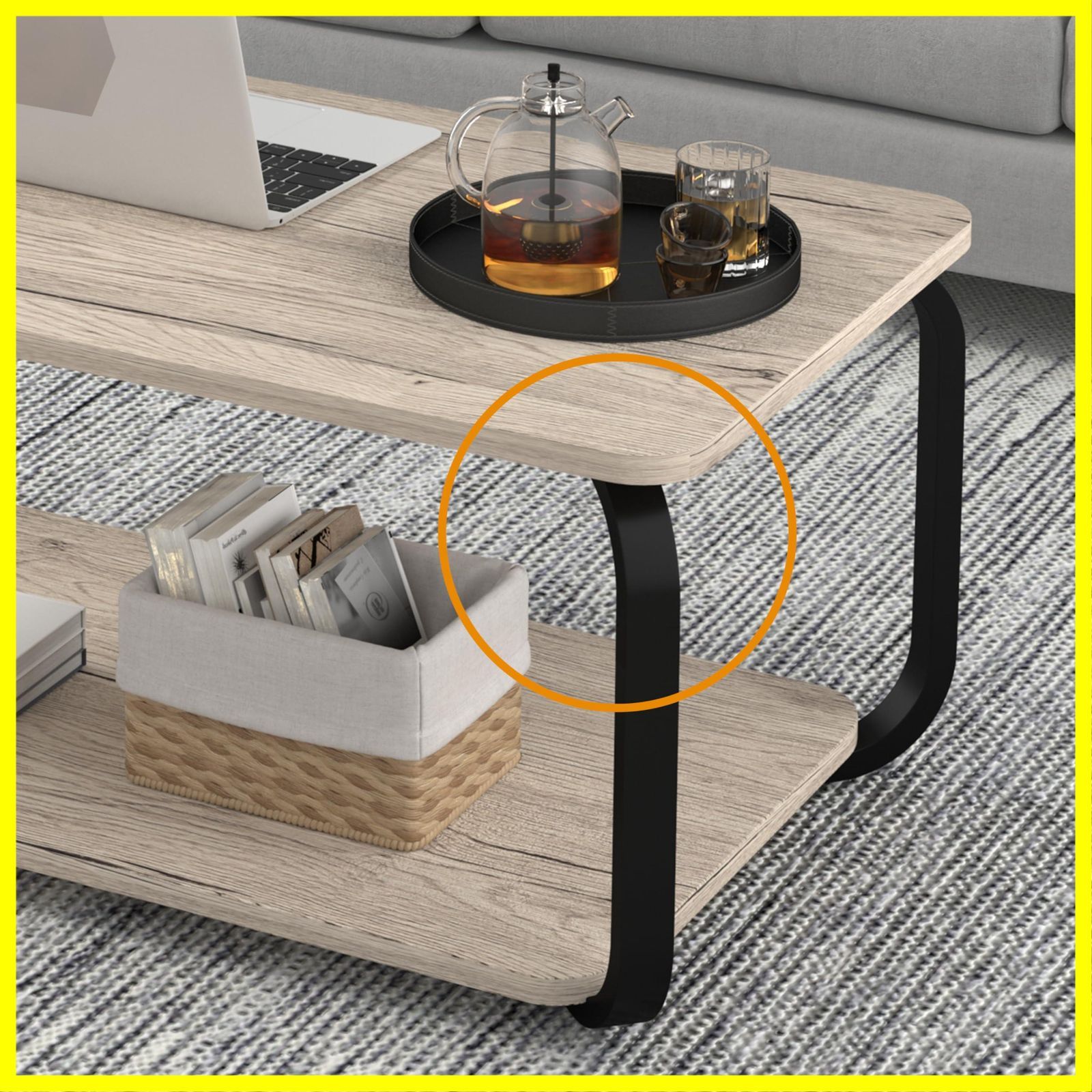 ☆送料無料☆XINYF ローテーブル センターテーブル コーヒーテーブル