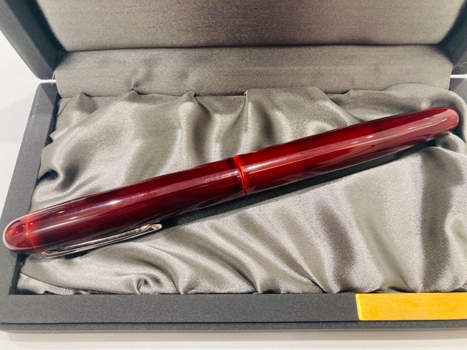 希少 中屋万年筆 NAKATA 14K MUSIC 蛙 漆塗り 旧ロゴ 14金