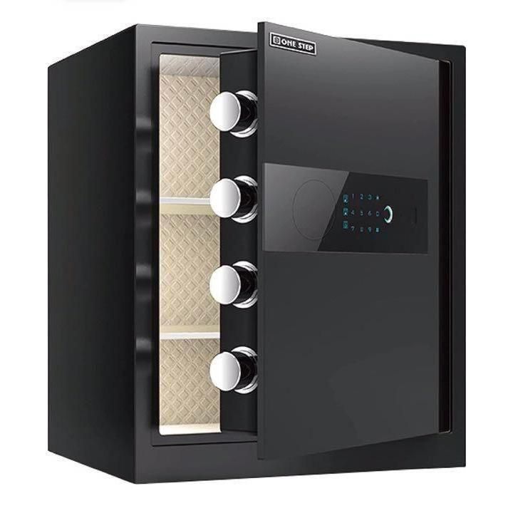 電子金庫 タッチパネル (60cm, 黒) 指紋認証 アラーム機能付き 1158 電子金庫 タッチパネル (60cm, 黒)B1158指紋認証 アラーム機能付き