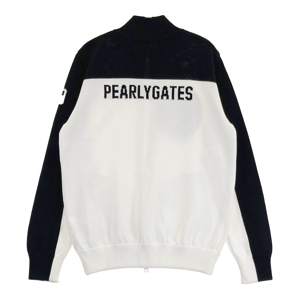 サイズ：0 PEARLY GATES パーリーゲイツ  ニットジャケット  ホワイト系 [240101450113] ゴルフウェア レディース ストスト サイズ：0 PEARLY GATES パーリーゲイツ ニットジャケット