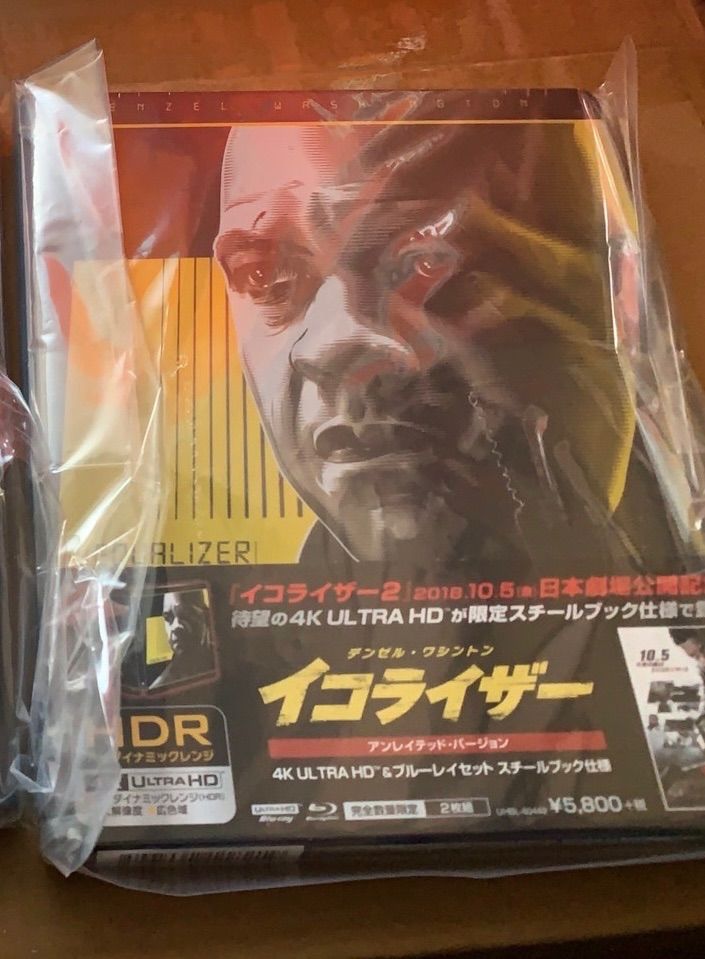 イコライザー 4K & ブルーレイ スチールブック(初回生産限定) 新品レア イコライザー 4K ULTRA HD＆ブルーレイスチールブック仕様
