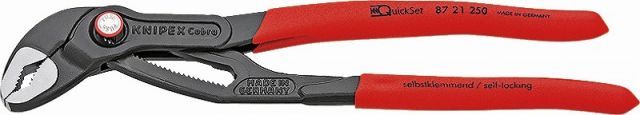 クニペックス(KNIPEX) コブラ クイックセット高性能ウォーターポンププライヤー250mm 8721-250