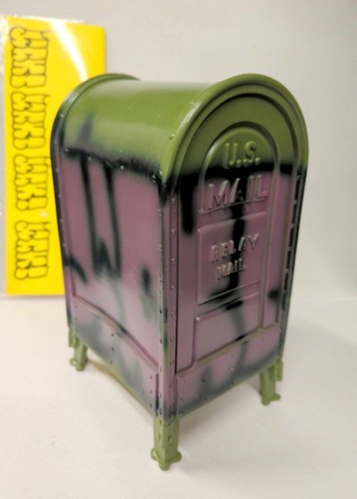 WANTO　NAGNAGNAG U.S. MAIL BOX モスグリーン成型/紫