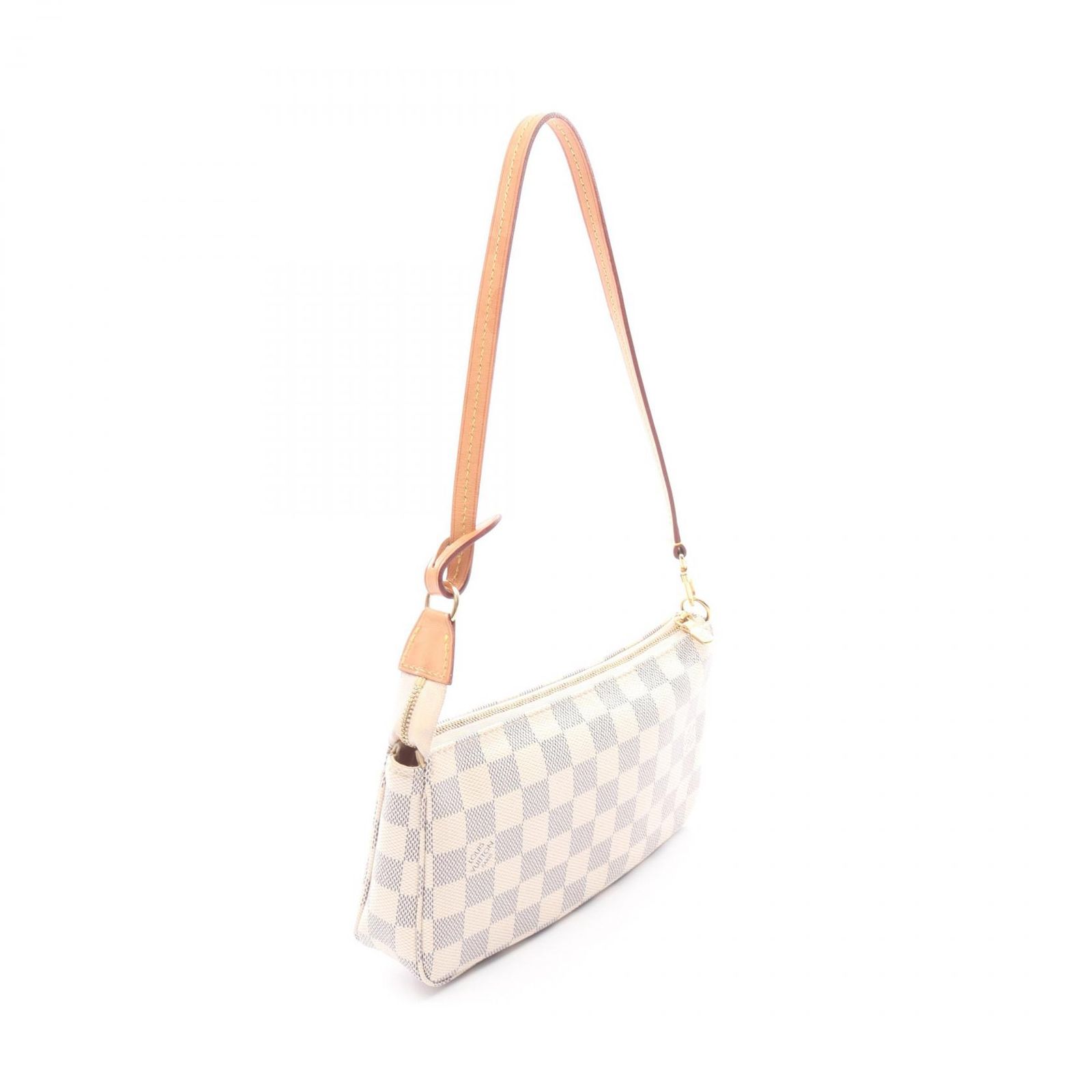 ルイ ヴィトン LOUIS VUITTON ハンドバッグ ポシェットアクセソワール N41207 PVCコーティングキャンバス レザー ポシェット アクセソワール レディース Used A