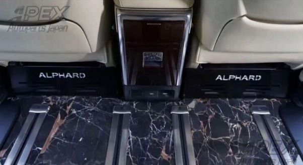 アルファード ヴェルファイア 30系 LED シートバックキックガード 足元照明 内装sq FFCRYSTALESIA_COM