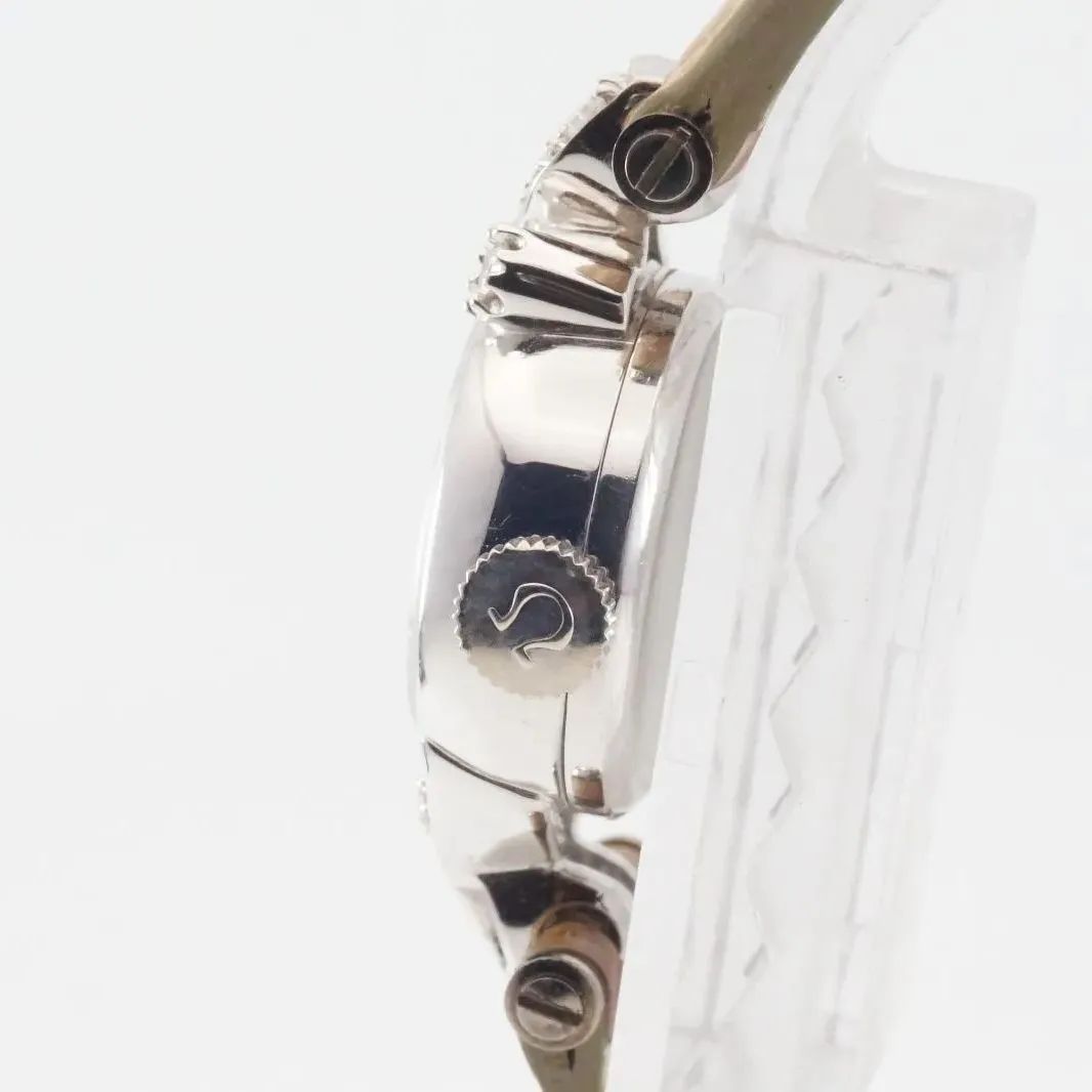 ⭐ OMEGA オメガ 手巻き カットガラス 天然ダイヤモンド 稼働品 希少