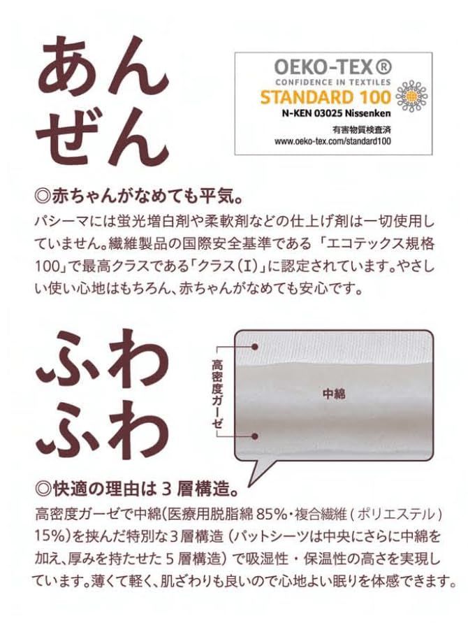 キルトケットシングルブルー パシーマ