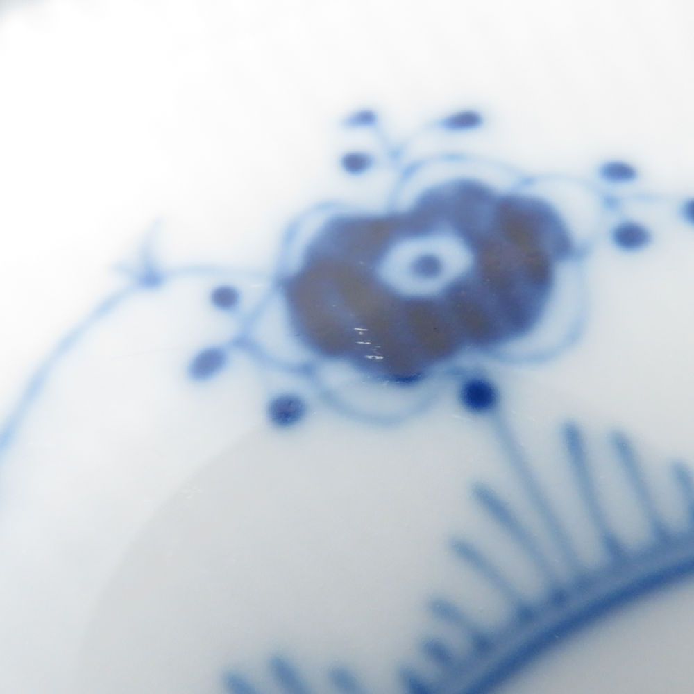 【有名ブランド大集合】 ROYAL COPENHAGEN ロイヤルコペンハーゲン ブルーフルーテッドフルレース 大皿 27cmプレート ディナー 北欧 SO3661U2