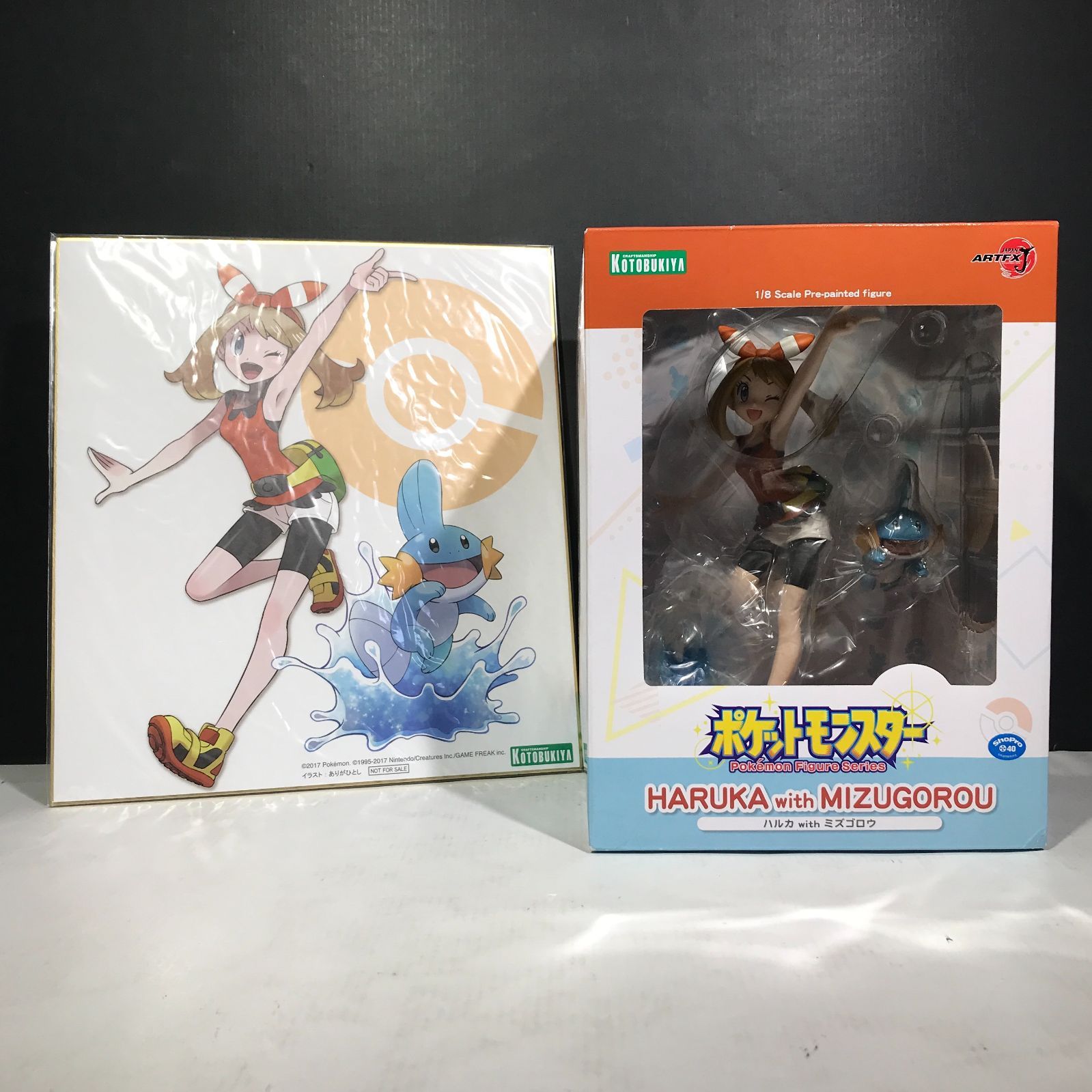 色紙付き ハルカ ミズゴロウ 1/8 フィギュア コトブキヤ ありがひとし