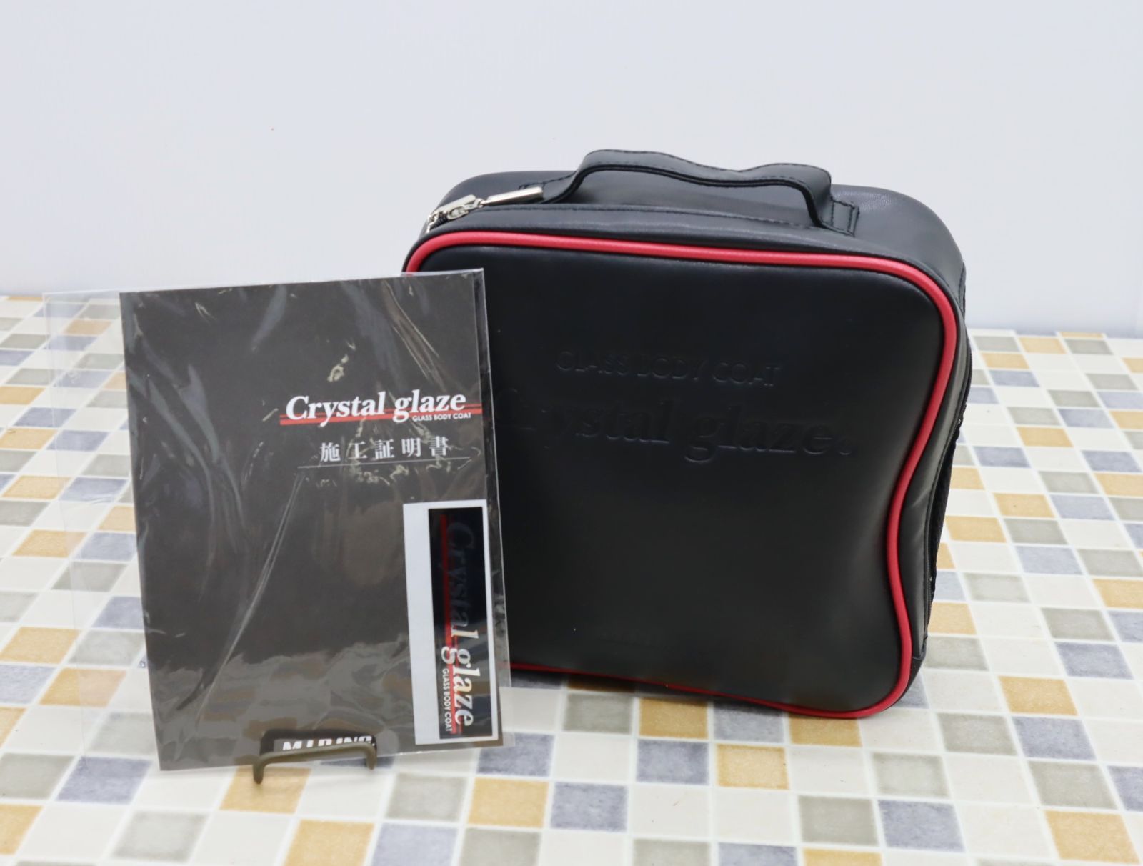 メンテナンス用品 未使用品｜カーボディコーティングセット｜Crystalglaze GLASS BODY COAT  洗車用品 車用品｜施工証明書付  O0332