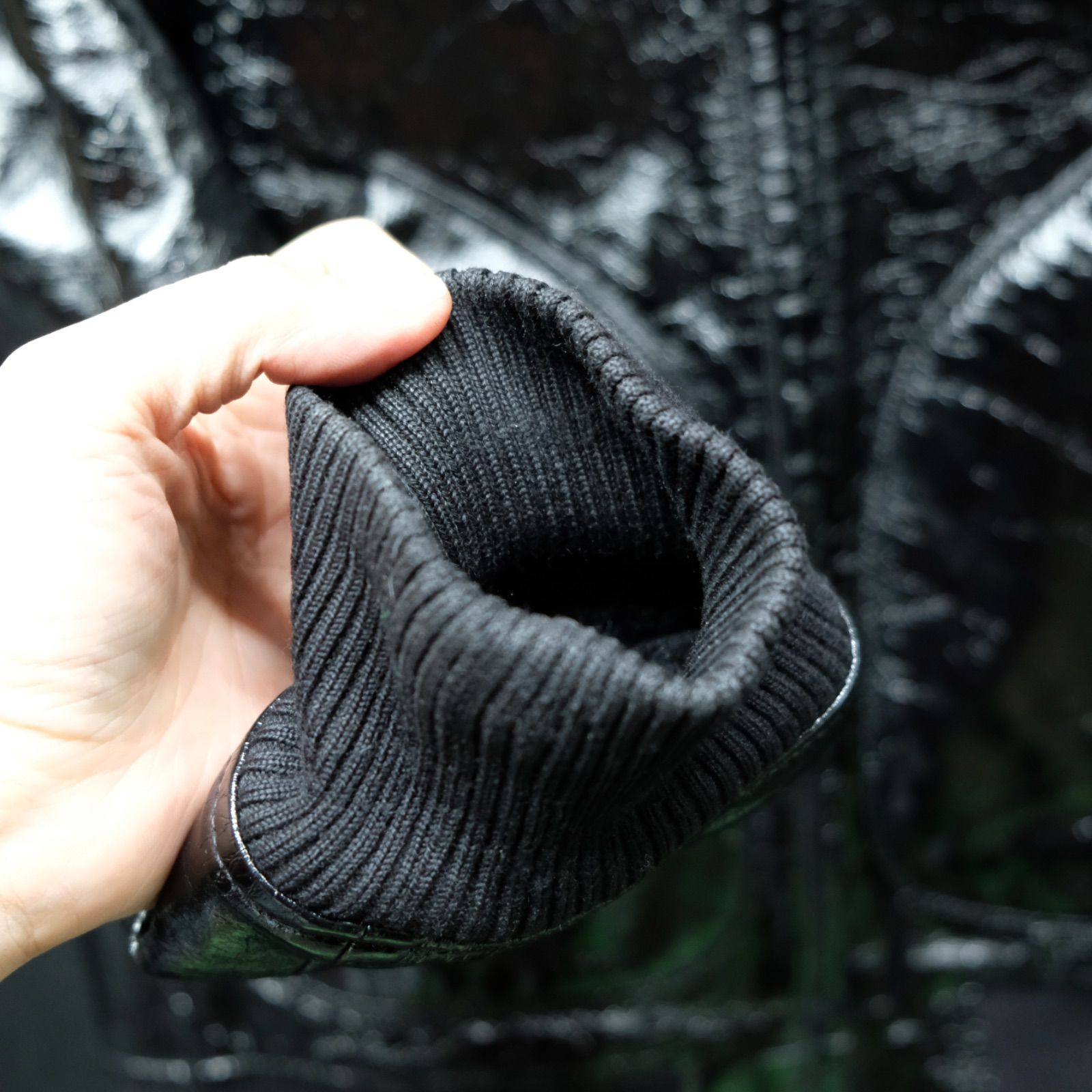 NUMERODUE ペレシーマ エナメルレザージャケット 裏ボア Msize y2k oos