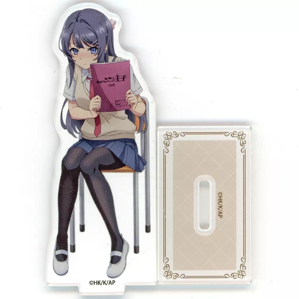 中古】アクリルスタンド・アクリルパネル 桜島麻衣(制服) 展示