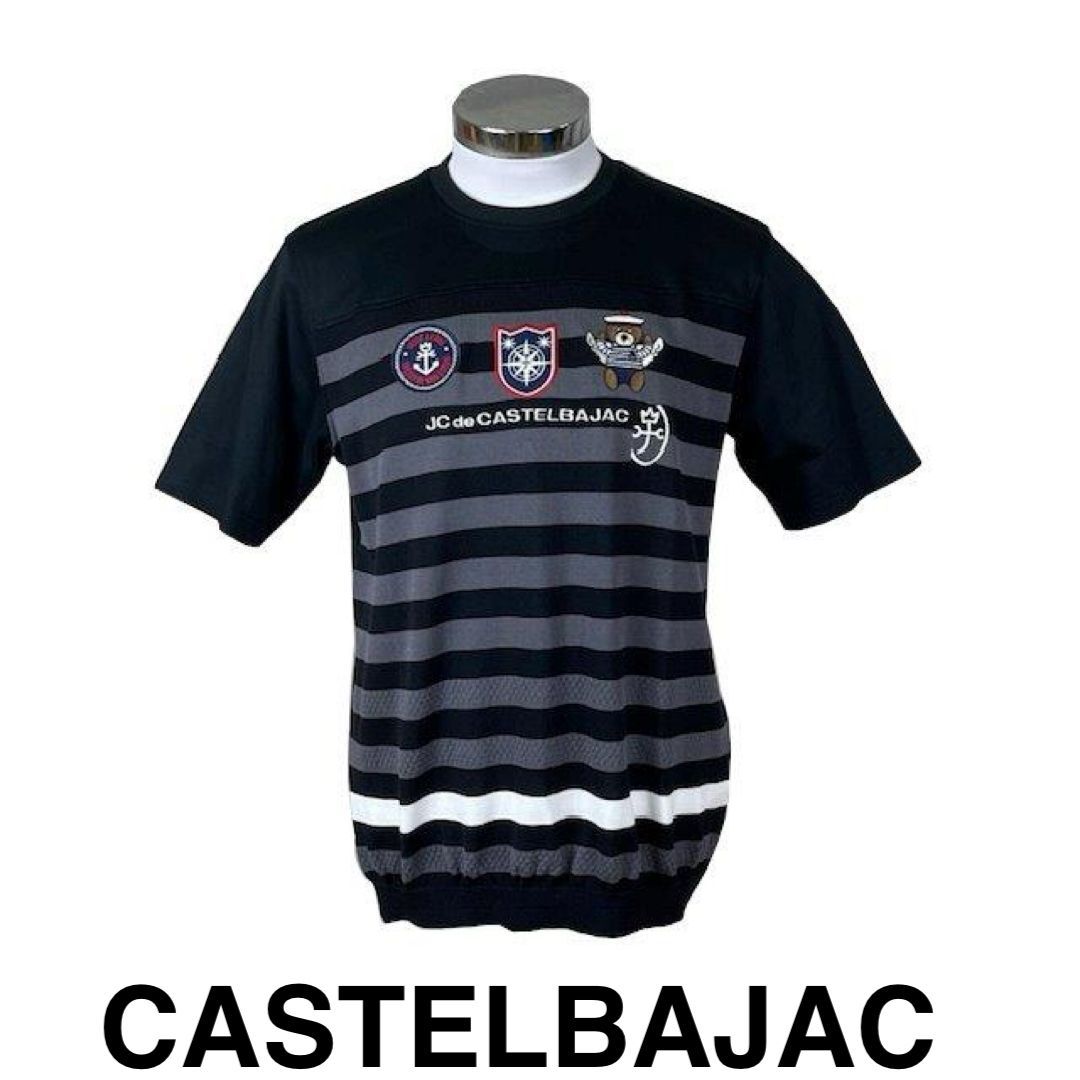 30％OFFカステルバジャックCASTELBAJAC半袖Tシャツ7214172120-3クロ