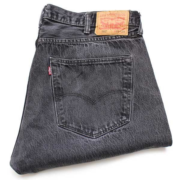 Levi'sリーバイス 501 ブラック デニムパンツ w40 L29☆SDP2053