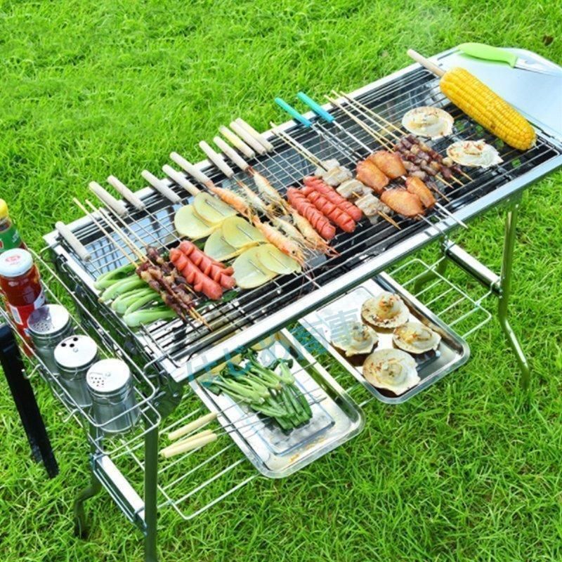 大型BBQコンロ 折りたたみ バーベキューコンロ 焚き火台