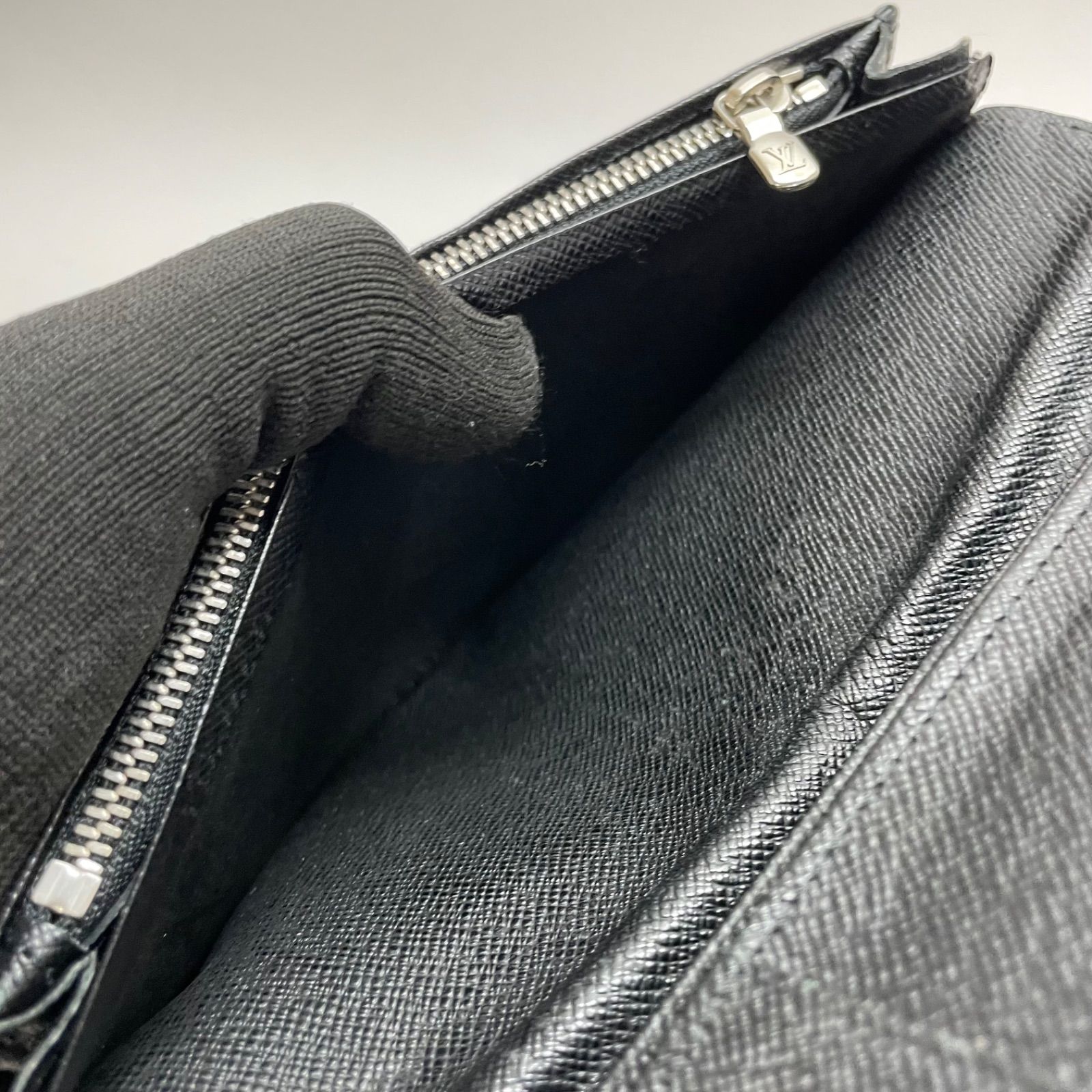 LOUIS VUITTON ダミエレザー長財布 ブラック ルイヴィトン ダミエ