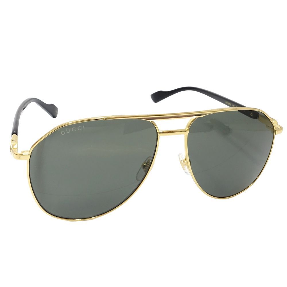 GUCCI グッチ サングラス GG1220S 59□14 145 プラスチック ブラック ブラックレンズ|181346