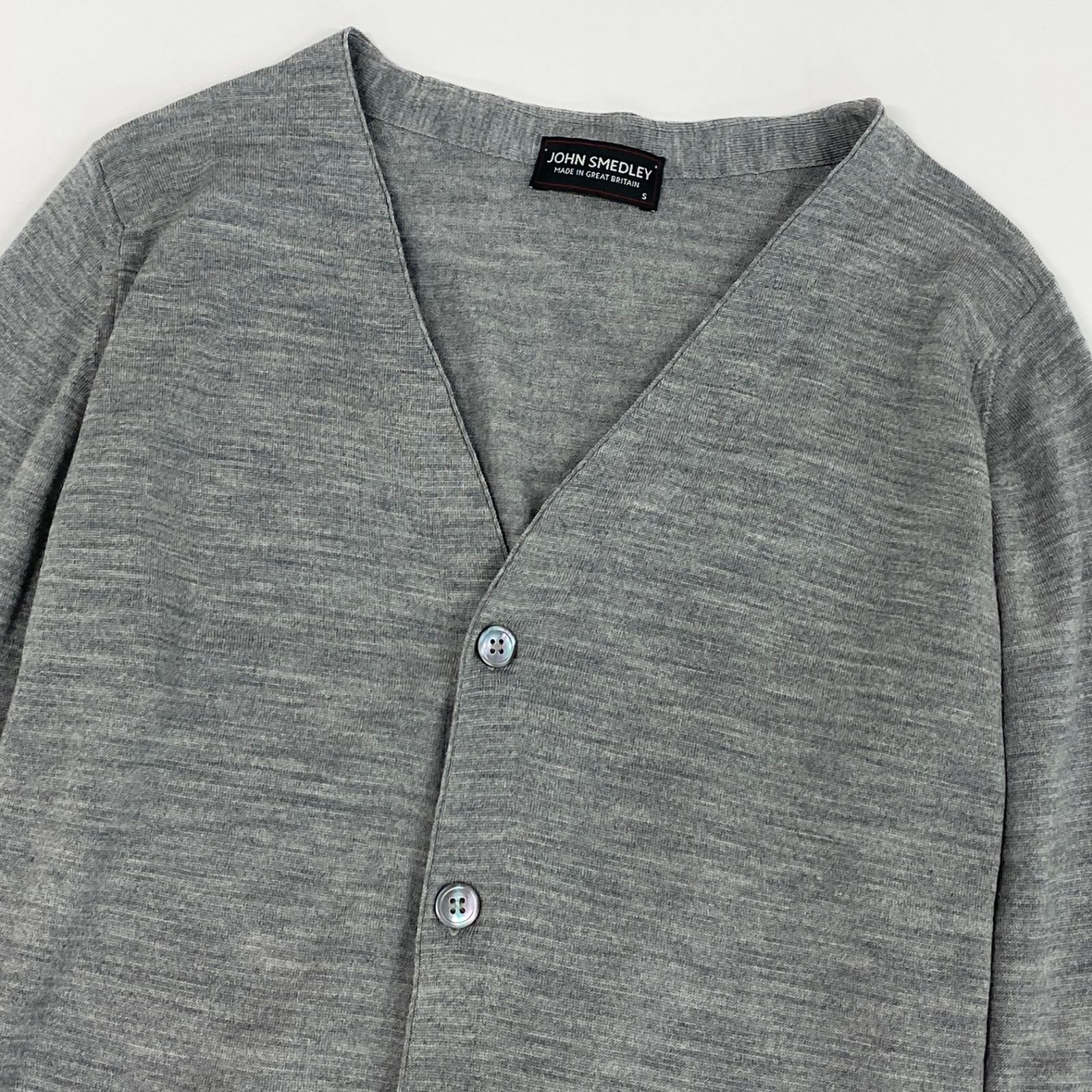 30lh29 JOHN SMEDLEY ジョンスメドレー Vネックカーディガン