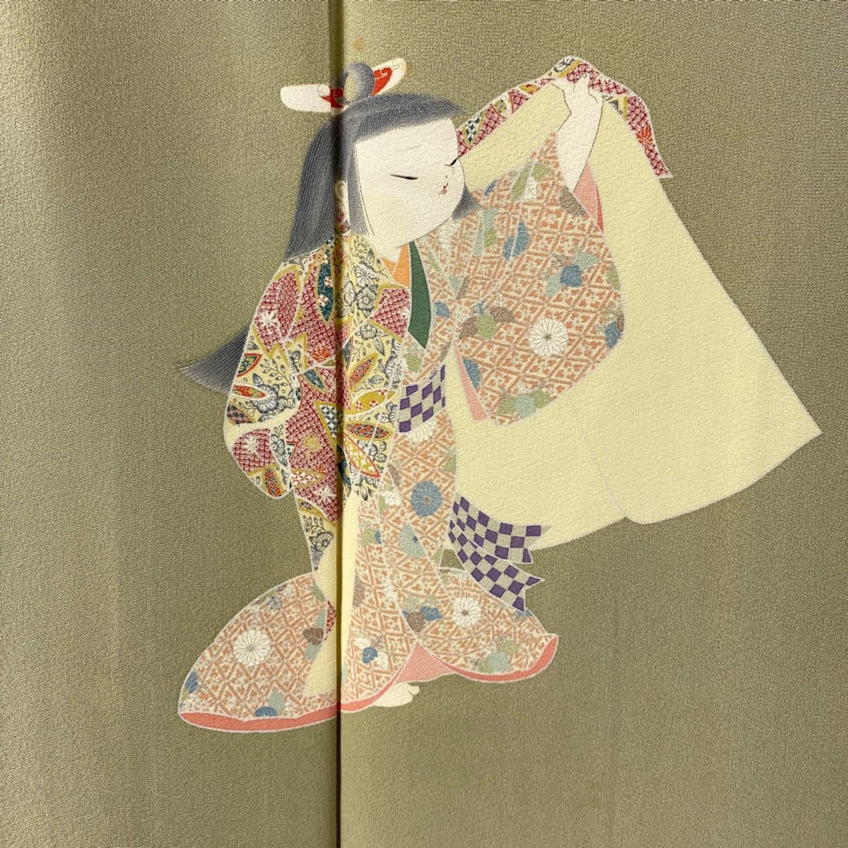 訪問着 身丈161.5cm