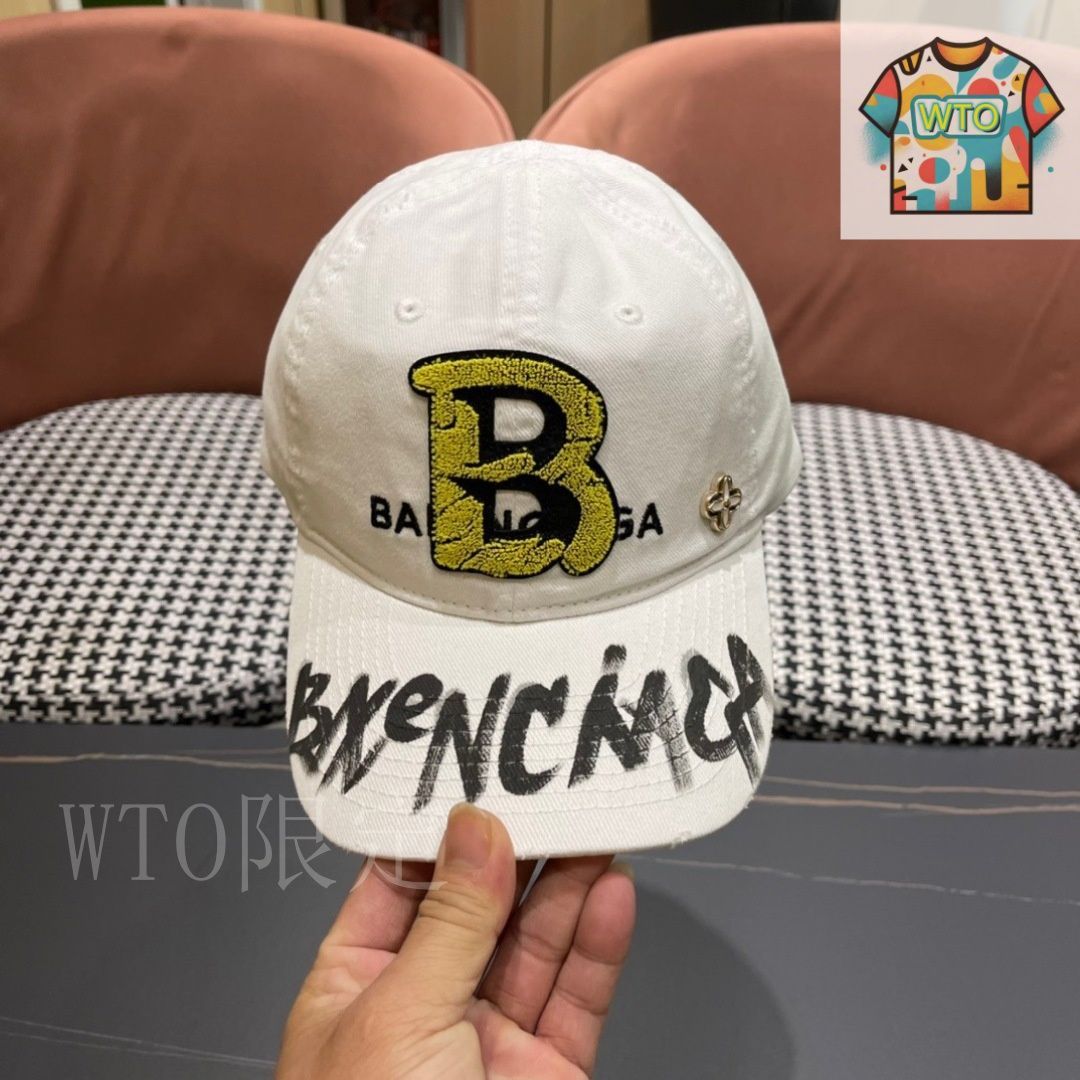 BALENCIAGA（バレンシアガ）ロゴ ベースボールキャップ03 - メルカリ