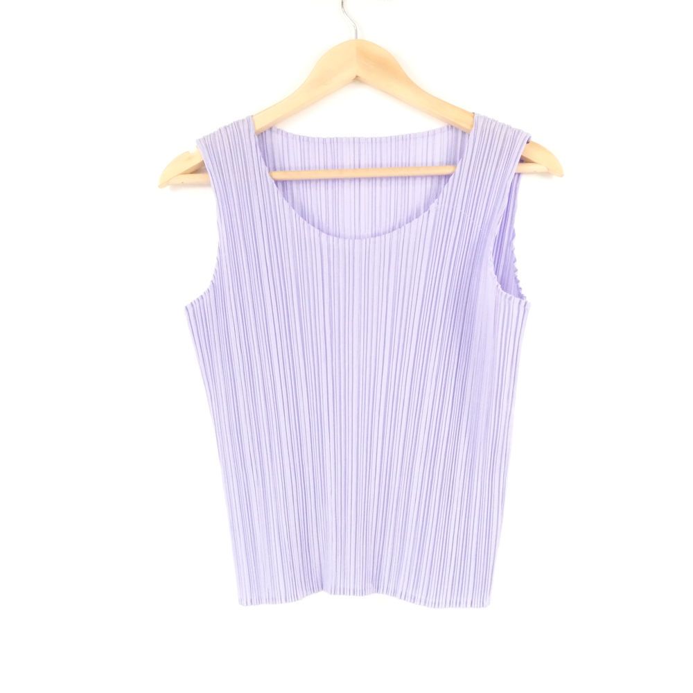 PLEATS PLEASE ISSEI MIYAKE プリーツプリーズ イッセイミヤケ PP33-JK101 ノースリーブブラウス 3 ポリエステル100％ レディース AY6778A25