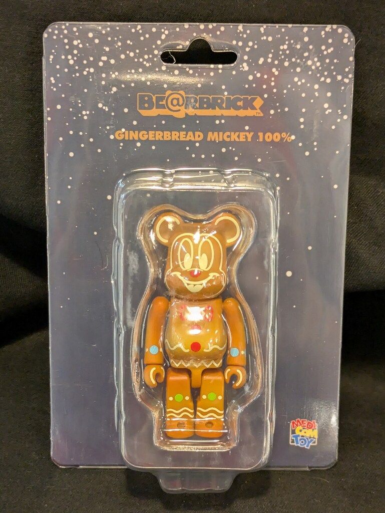 MEDICOMTOY BE@RBRICK GINGERBREAD MICKEY 100% 100% - メルカリ