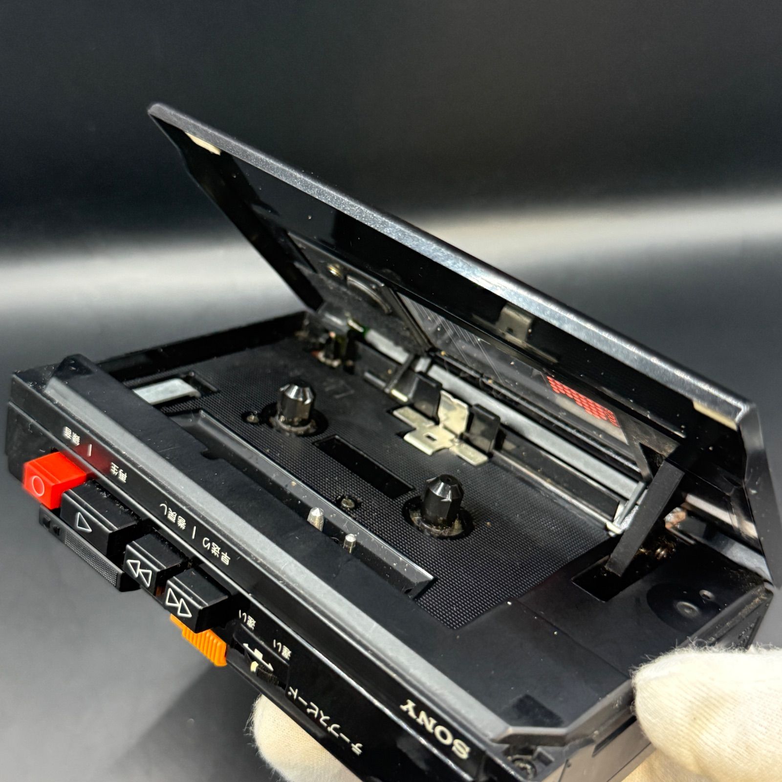 完動品Sony TCM-17カセットレコーダー ソニー SONY カセットコーダー TCM-17 ランプ点灯ジャンク品