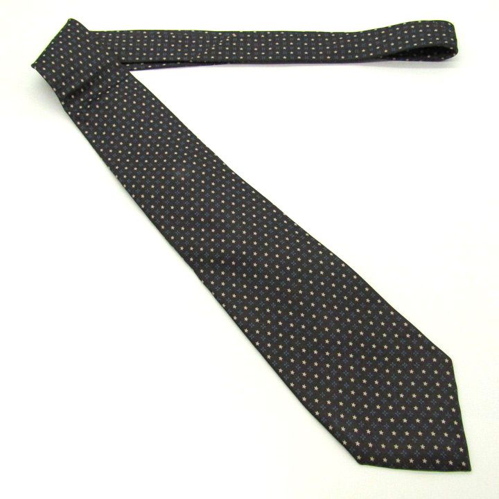 マリネッラ ブランド ネクタイ 小紋柄 星柄 PO メンズ グレー E.MARINELLA 最 ｲﾀﾘｱ老舗