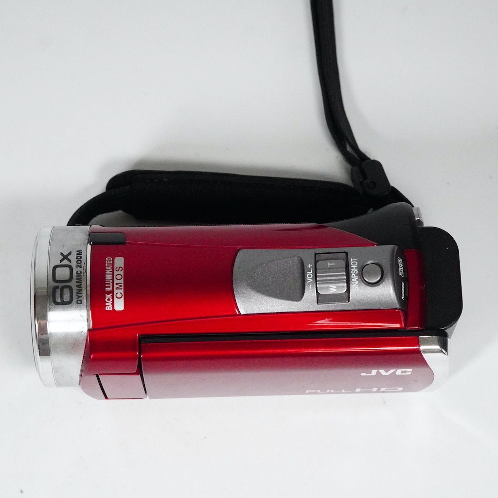 ★極美品★　GZ-E770-R JVC エブリオ ビデオカメラ レッド 中古】JVC ケンウッド GZ-E770-R レッド ビデオカメラ | 中古