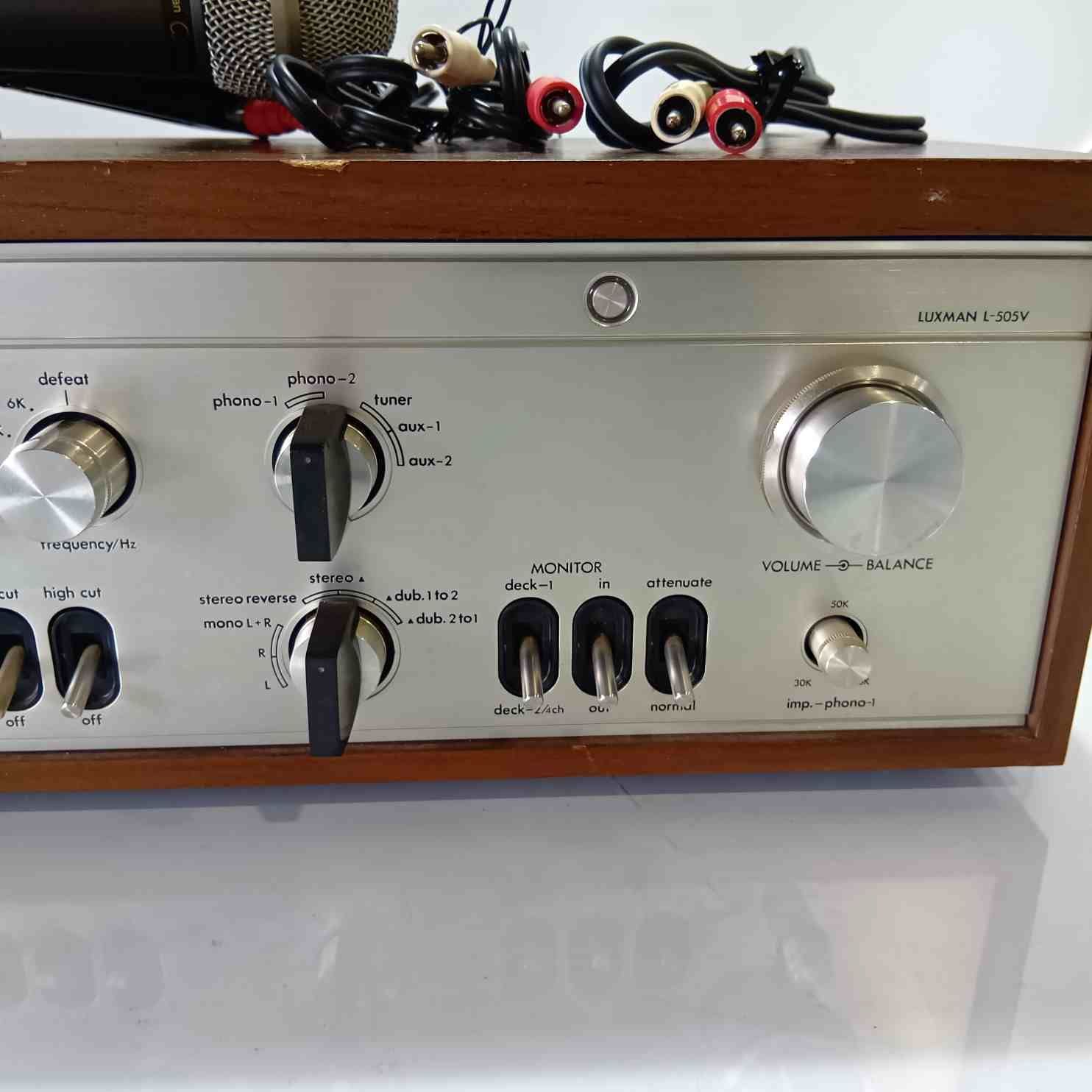 LUXMAN ラックスマン L-505V プリメインアンプ ジャンク品 (管理番号