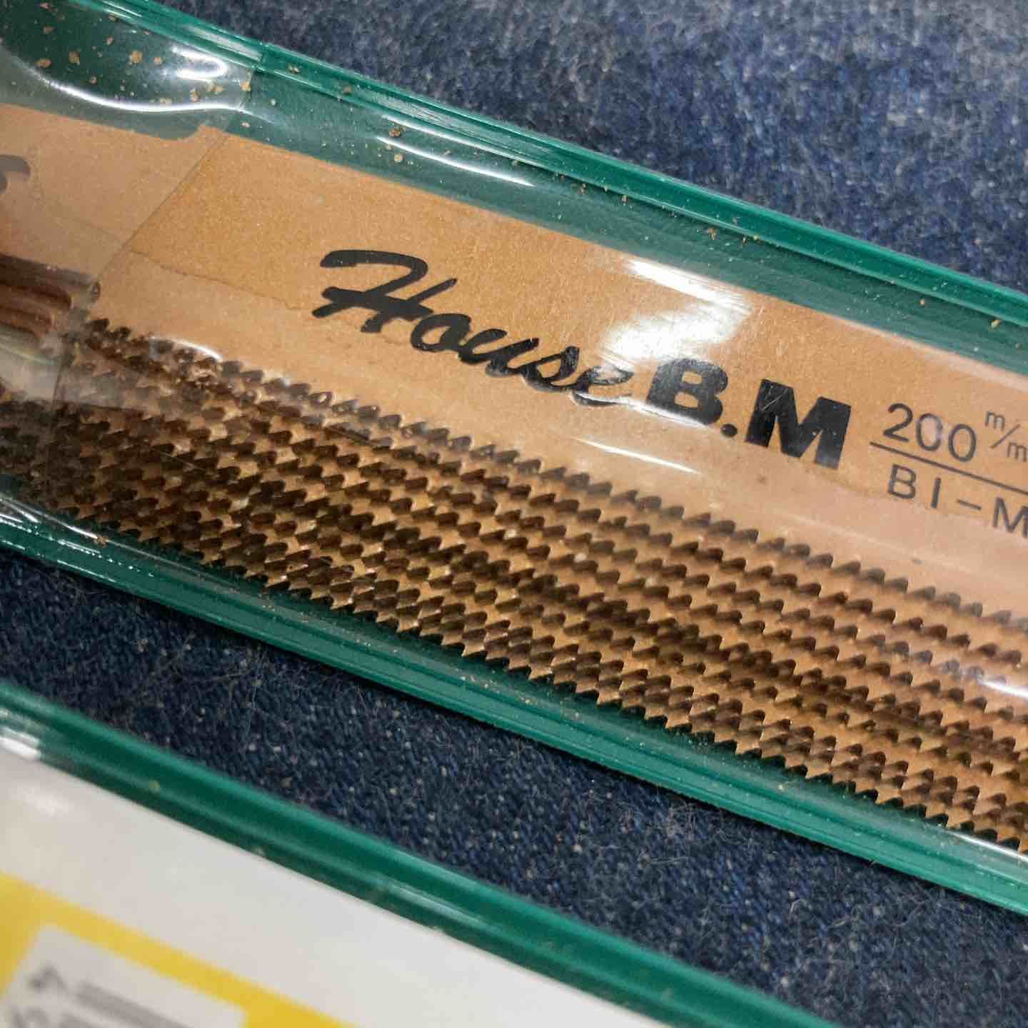 ハウスBM セーバーソー替刃 金属用200mm 10枚入り ＆ 塩ビ木工用 200mm 10枚入り 計2パックセット 八潮店 BRIGHTFACE_UK