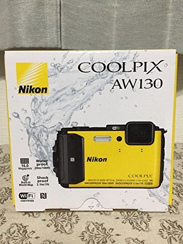 中古】Nikon デジタルカメラ COOLPIX AW130 イエロー YW - メルカリ 
